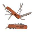 Rosewood Multi-Function Pocket Utility Knife/Tool